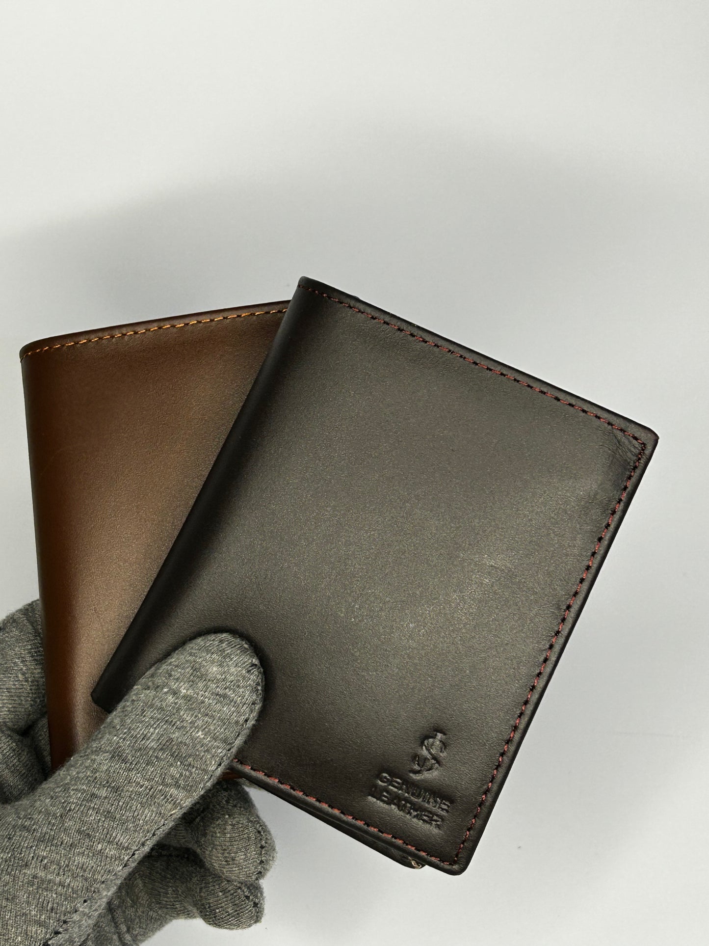 Genuine cow leather wallet model bk02