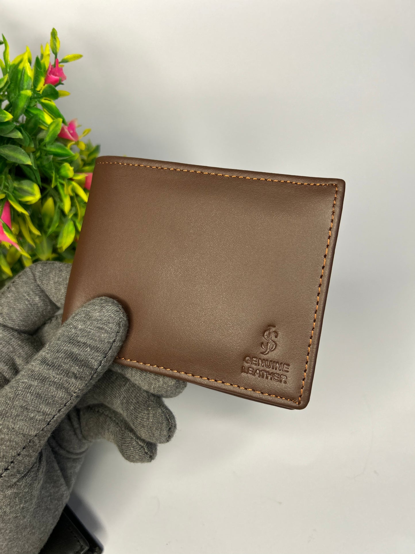 Geniune cow leather wallet model 16k