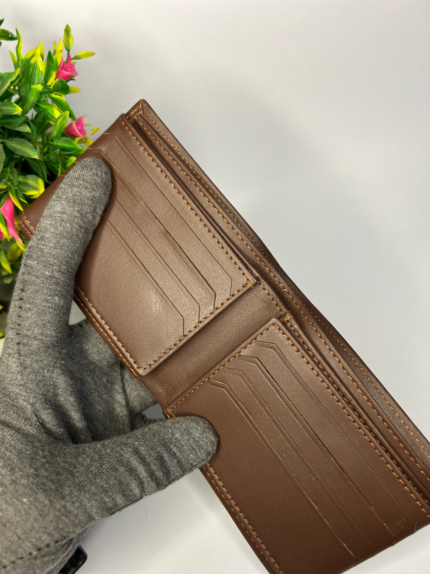 Geniune cow leather wallet model 16k