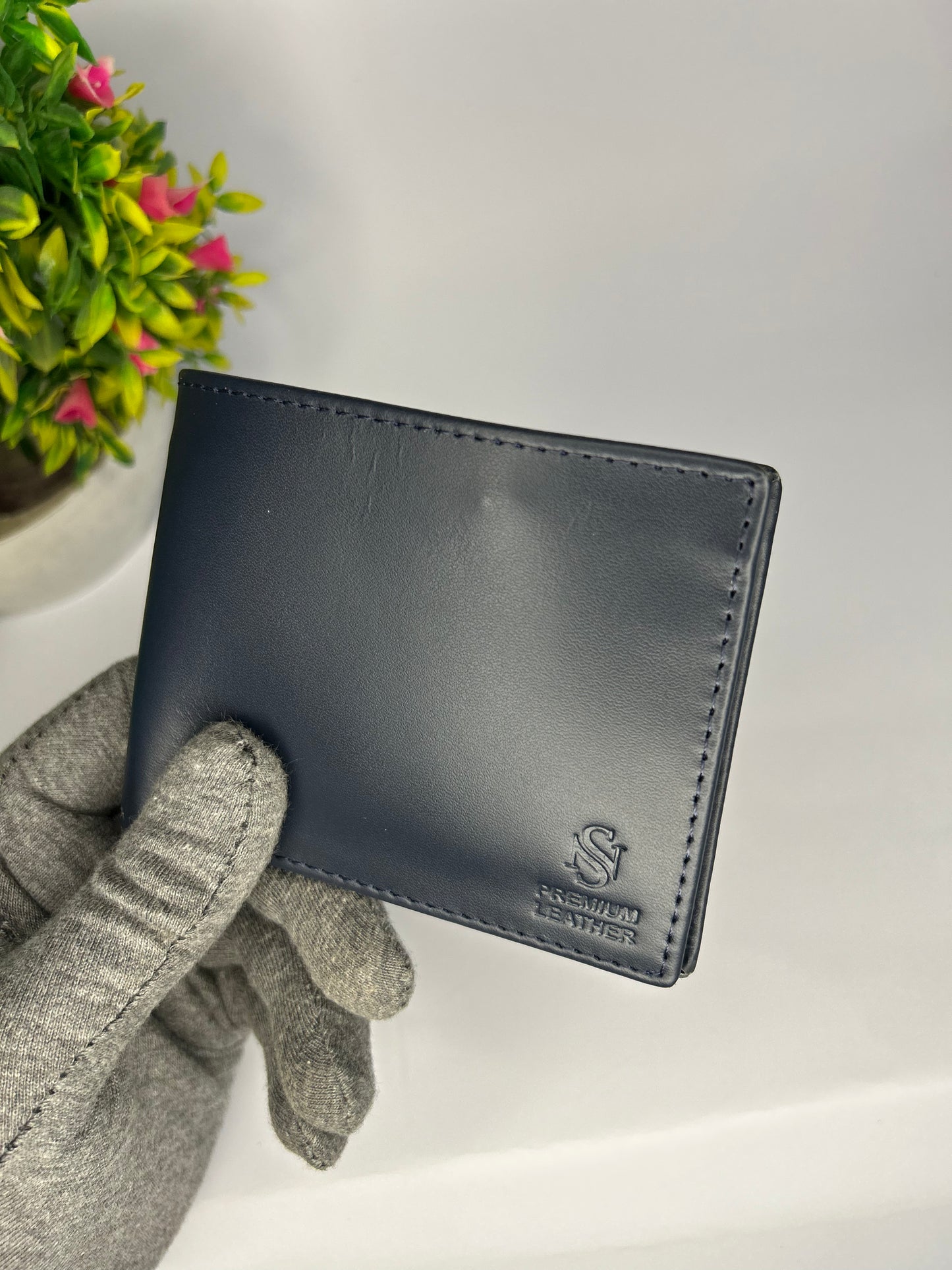 Genuine cow leather wallet model zb3